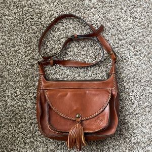 Patricia Nash Brown Leather Cross-body Purse